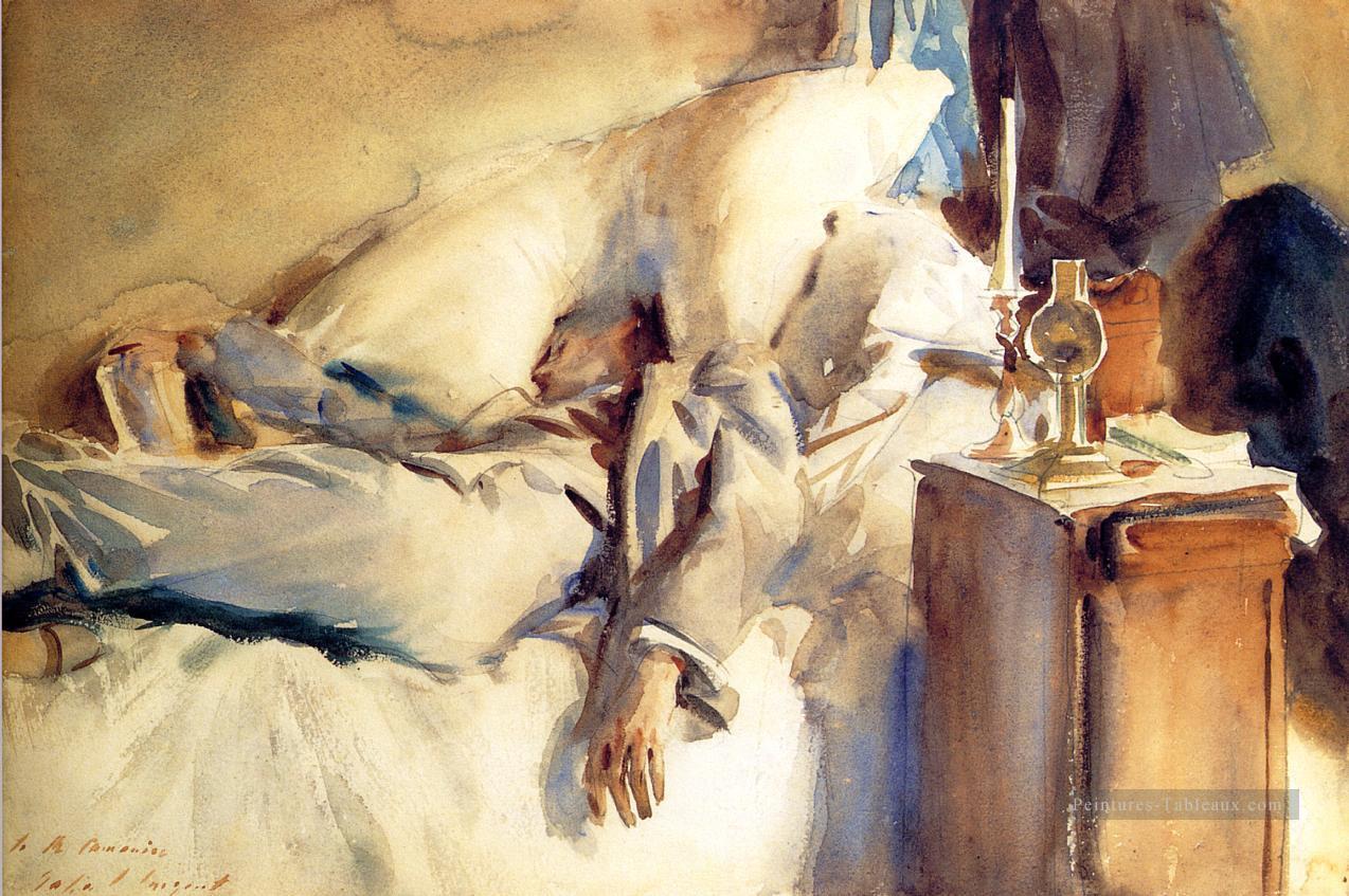 Peter Harrison Asleep John Singer Sargent Peintures à l'huile